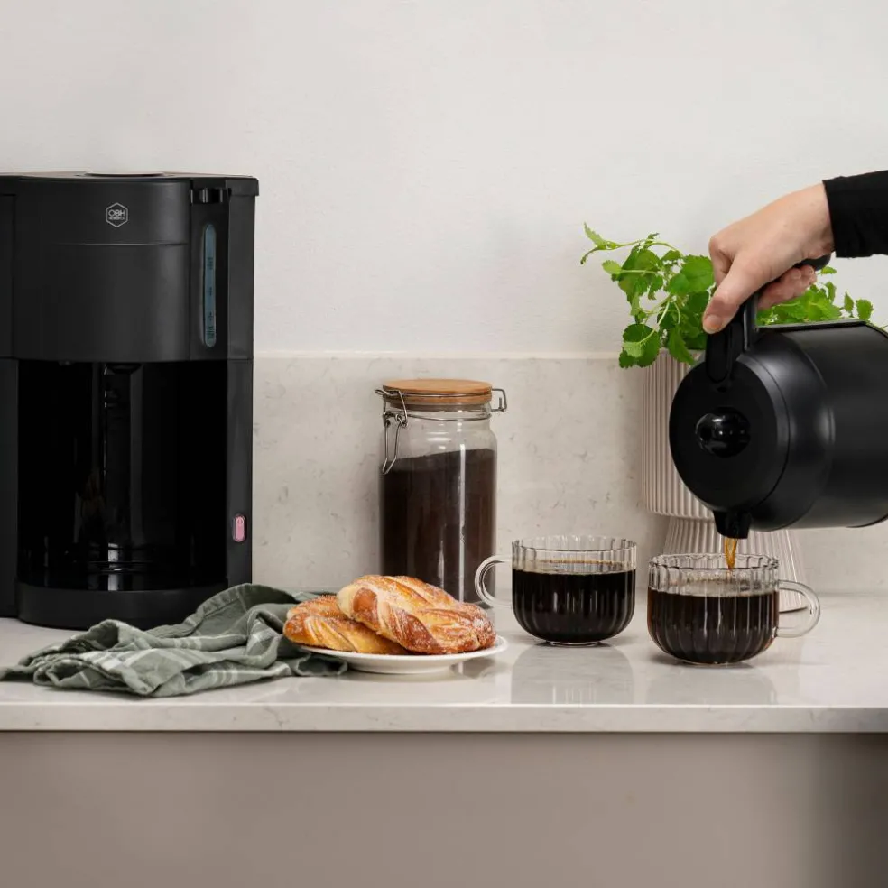 Pro Aroma kaffebryggare, svart