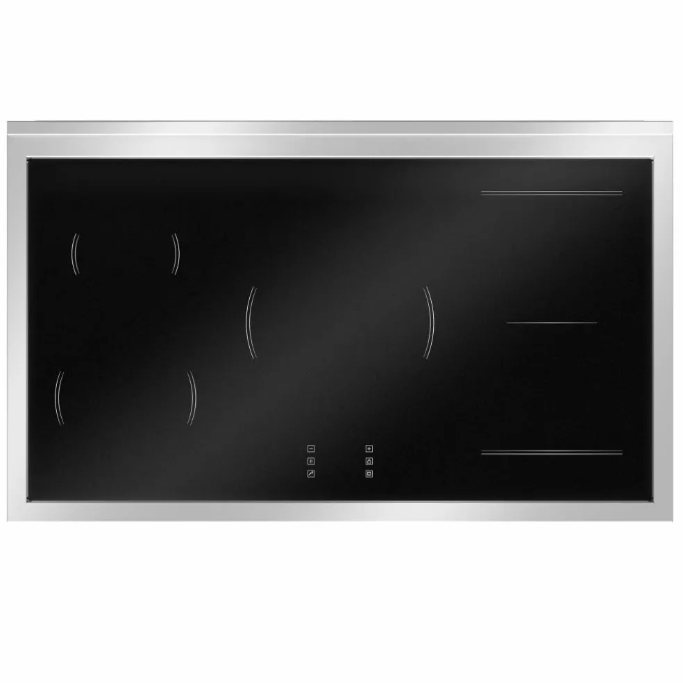Professional PRO105I2ECAT2 induktionsspis 100 cm med 5 zoner och 2 ugnar, carbonio