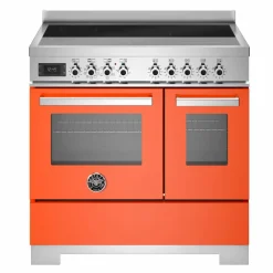 Professional PRO95I2EGIT2 induktionsspis 90 cm med 5 zoner och 2 ugnar, gul