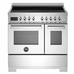 Professional PRO95I2EGIT2 induktionsspis 90 cm med 5 zoner och 2 ugnar, gul