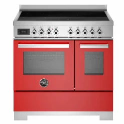 Professional PRO95I2EGIT2 induktionsspis 90 cm med 5 zoner och 2 ugnar, gul