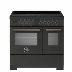 Professional PRO95I2EGIT2 induktionsspis 90 cm med 5 zoner och 2 ugnar, gul