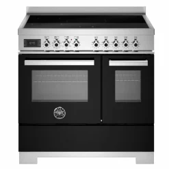 Professional PRO95I2EGIT2 induktionsspis 90 cm med 5 zoner och 2 ugnar, gul