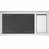 Professional PRO125I2EXT2 induktionsspis 120 cm med 5 zoner, elektriskt stekbord och 2 ugnar, rostfritt stål