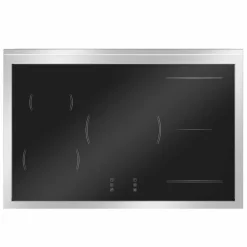 Professional PRO95I2EXT2 induktionsspis 90 cm med 5 zoner och 2 ugnar, rostfritt stål