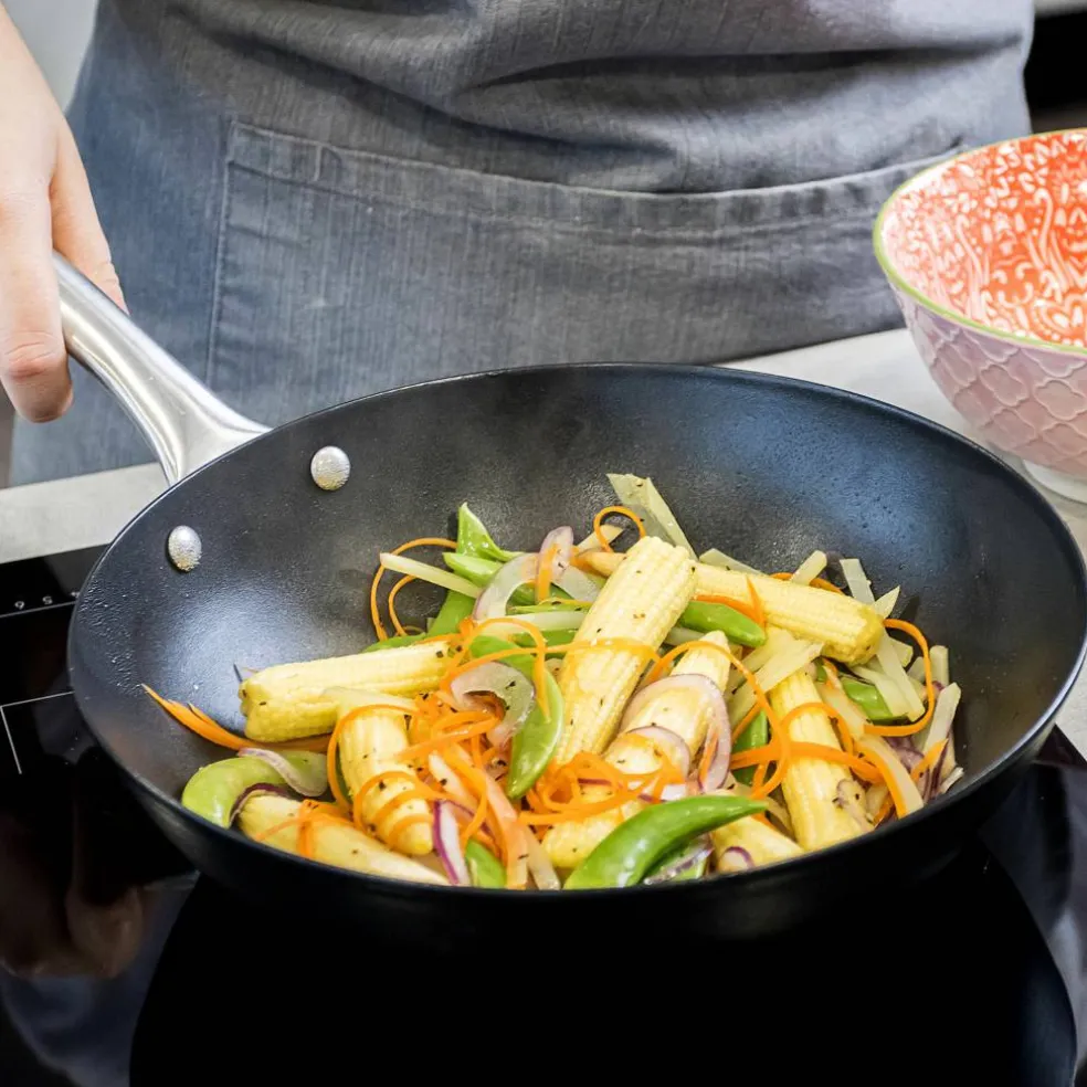 Professionell Wok Induktion 30 cm Non-stick