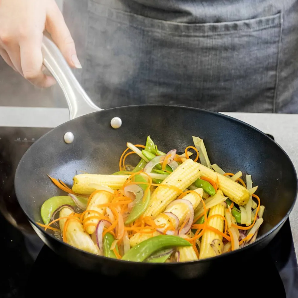 Professionell Wok Induktion 30 cm Non-stick