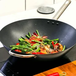 Professionell Wok Induktion 30 cm Non-stick