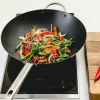 Professionell wok kolstål 35,5 cm Non-stick