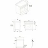 PRO95I2EART2 Professional induktionsspis 90 cm med 5 zoner och 2 ugnar, orange
