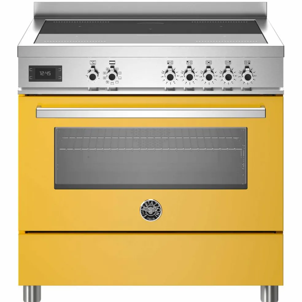 PRO95I1EART Professional induktionsspis med singelugn, 90 cm, orange
