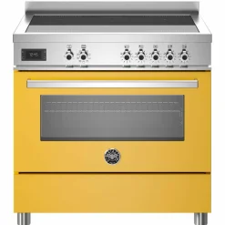 PRO95I1EBIT Professional induktionsspis med singelugn, 90 cm, vit