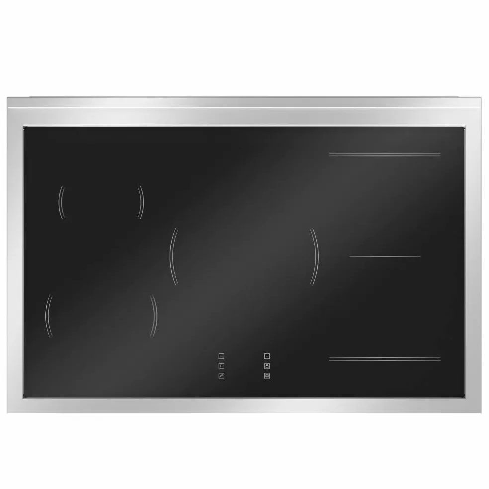 PRO95I2EBIT2 Professional induktionsspis 90 cm med 5 zoner och 2 ugnar, vit