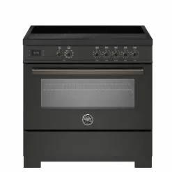 PRO95I1ECAT2 Professional induktionsspis 90 cm med 5 zoner och 1 ugn, carbonio