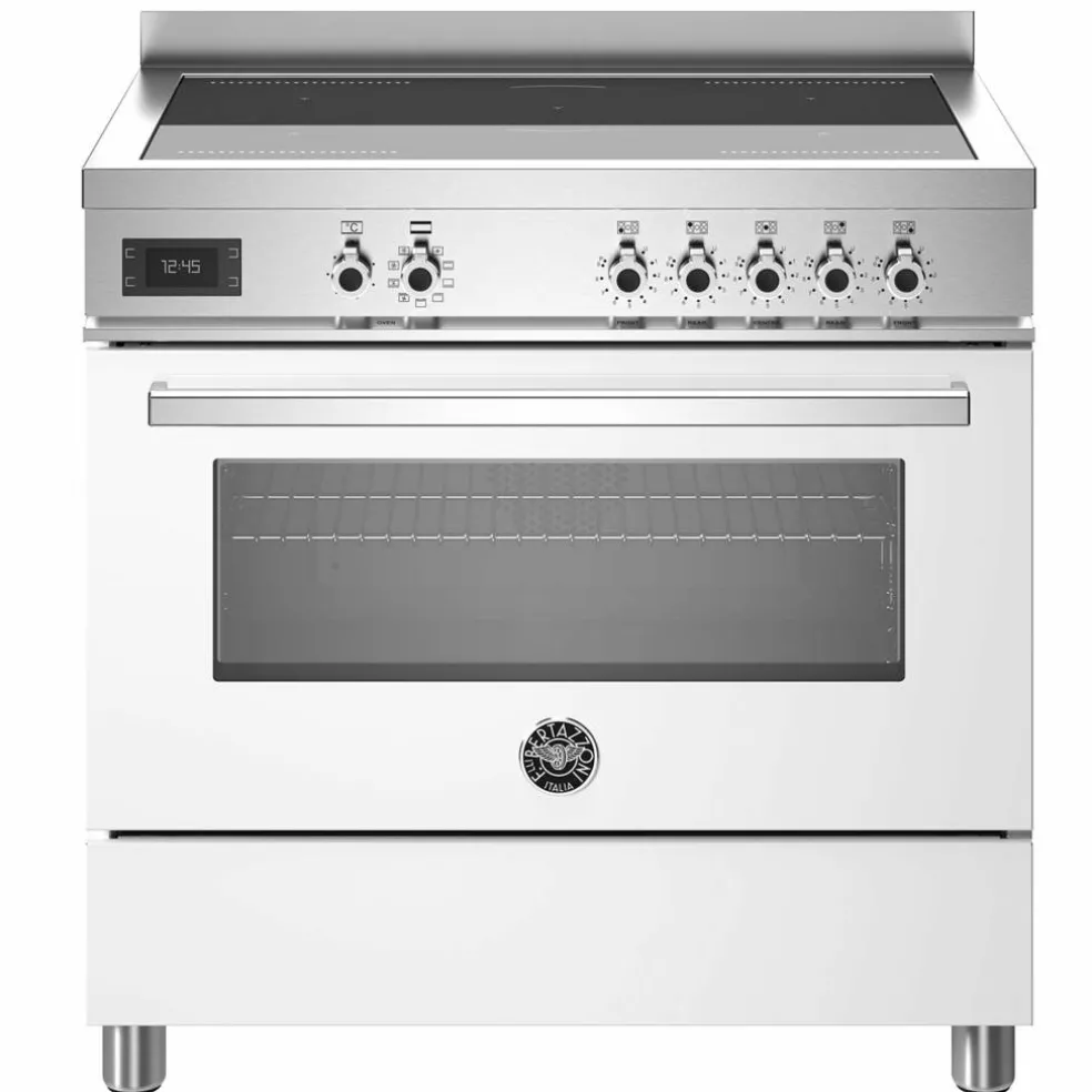 PRO95I1ECAT Professional induktionsspis med singelugn 90 cm, matt svart