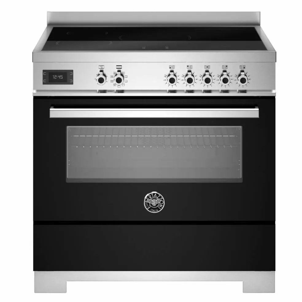 PRO95I1EGIT2 Professional induktionsspis 90 cm med 5 zoner och 1 ugn, gul
