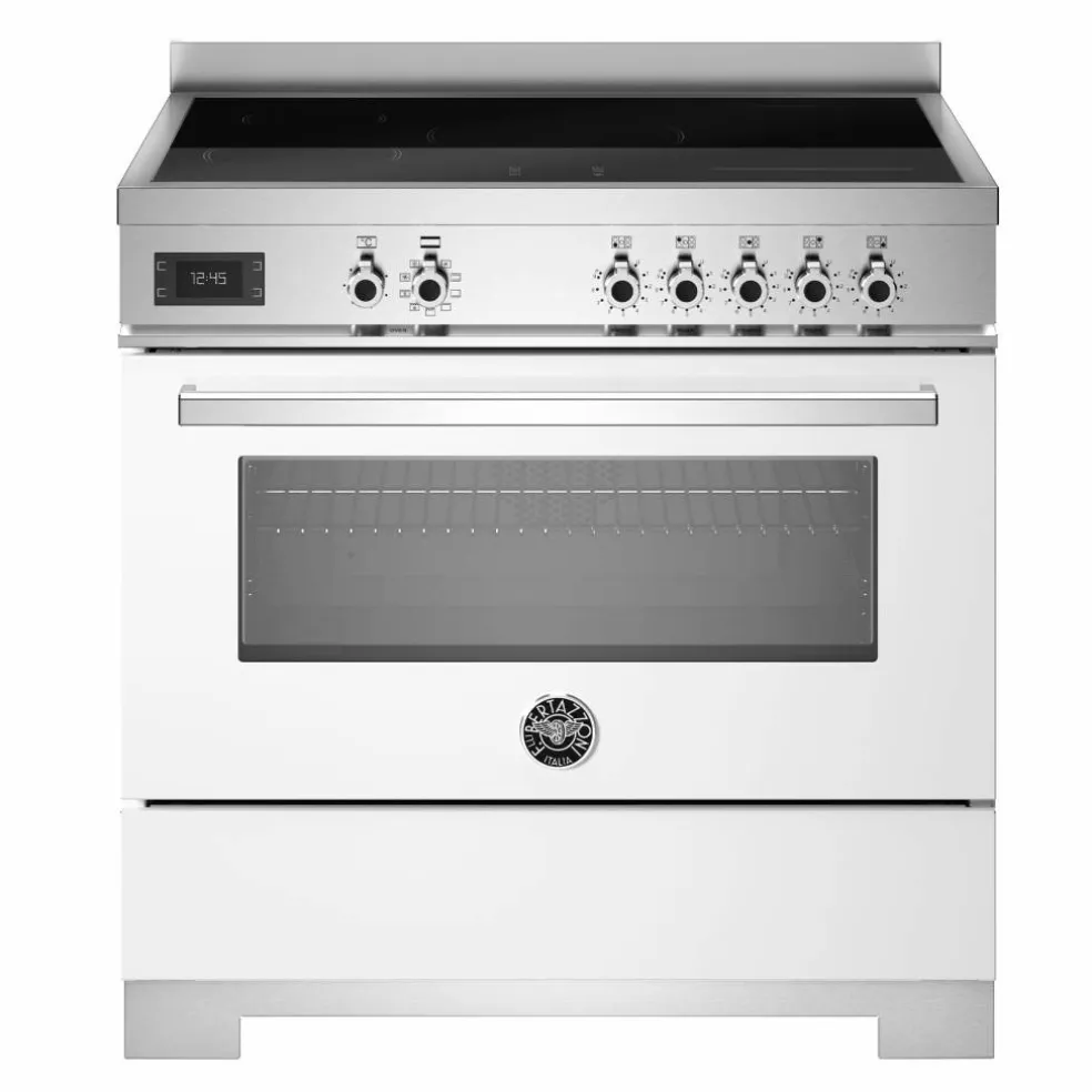PRO95I1ENET2 Professional induktionsspis 90 cm med 5 zoner och 1 ugn, svart