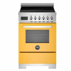 PRO64I1EROT2 Professional induktionsspis 60 cm med 4 zoner och 1 ugn, röd