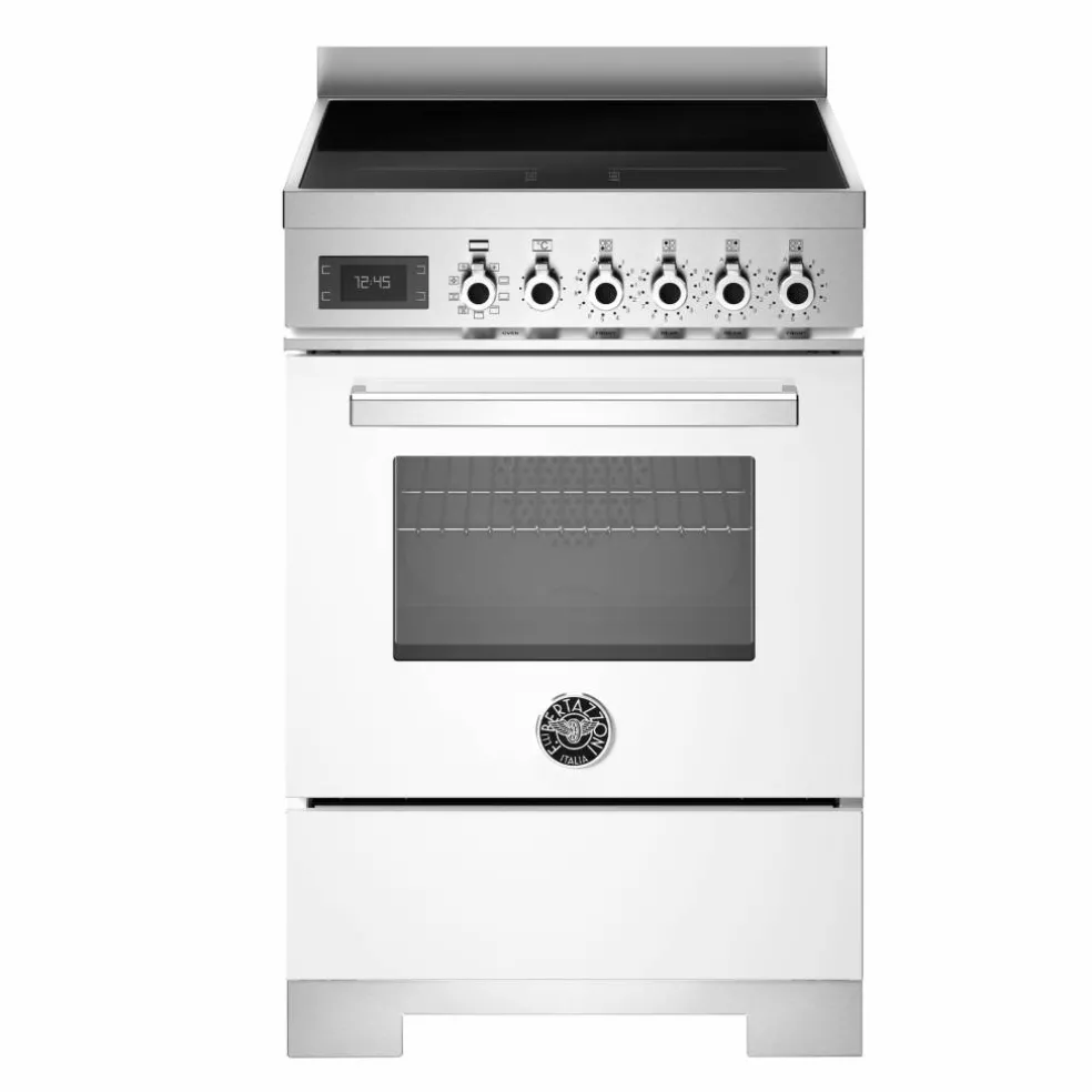 PRO64I1EXT2 Professional induktionsspis 60 cm med 4 zoner och 1 ugn, rostfritt stål