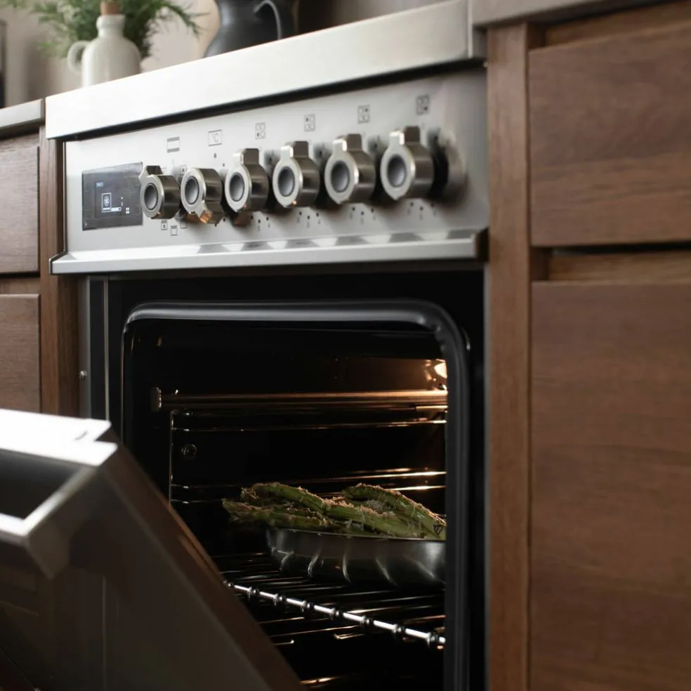 PRO64I1EXT Professional induktionsspis med singelugn, 60 cm, rostfritt stål