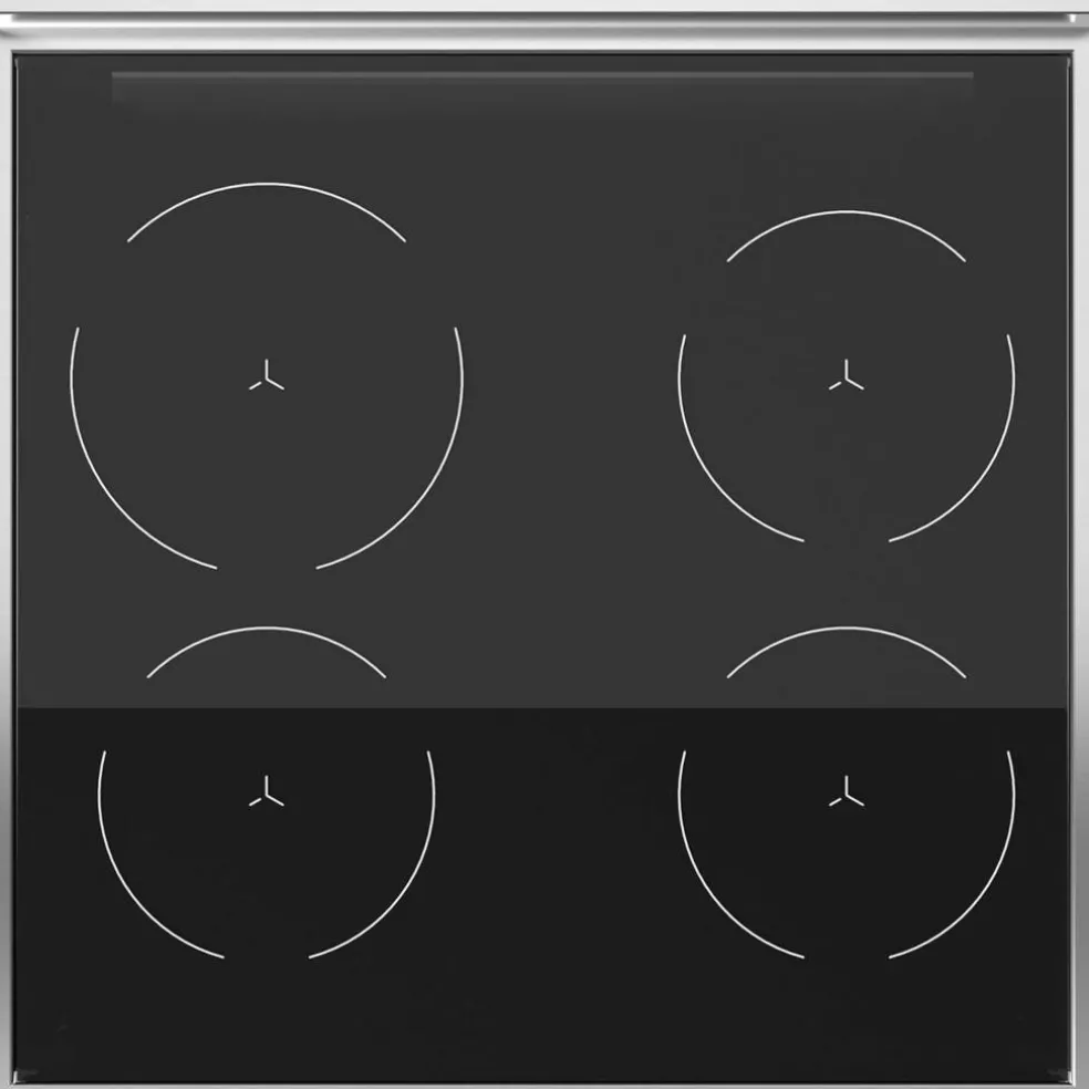 PRO64I1EXT Professional induktionsspis med singelugn, 60 cm, rostfritt stål