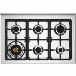 PRO96L1EGIT Professional gasspis med singelugn, 90 cm, gul