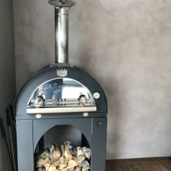 Pulcinella Vedeldad Pizzaugn 80x60 cm. Rostfritt stål