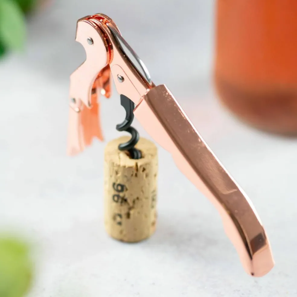 Pulltaps Basic vinöppnare, roséguld