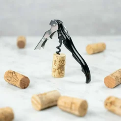 Pulltaps Basic vinöppnare, svart