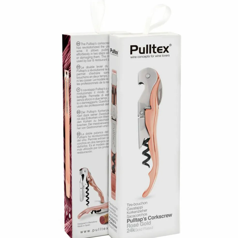 Pulltaps Classic vinöppnare, roséguld