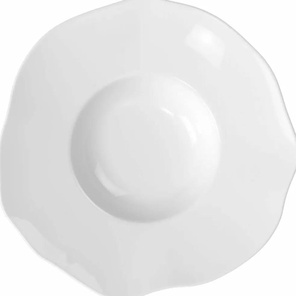 Pura pastatallrik, vit