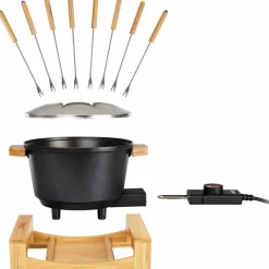 Pure fondueset, svart