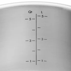 Pure grytset 5 delar + 4 lock, rostfritt stål