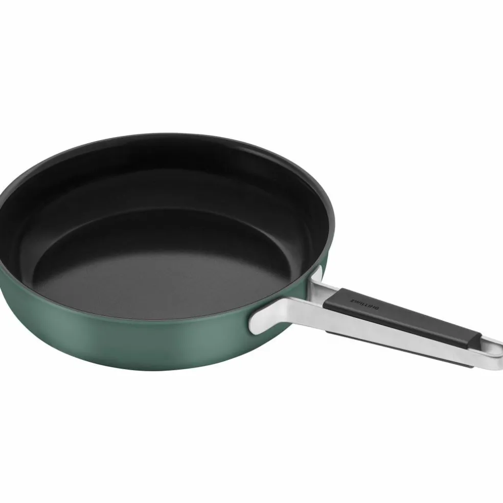 Pure stekpanna 28 cm, rostfritt stål, elfenbensvit