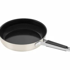 Pure stekpanna 28 cm, rostfritt stål, elfenbensvit