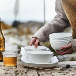 RamenBowl skål 4-pack, sage green