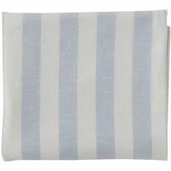 Randig duk 260 x 140 cm, ice blue