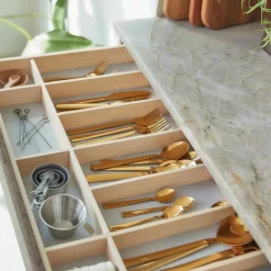 Raw bestickset 60 delar, champagne-guld