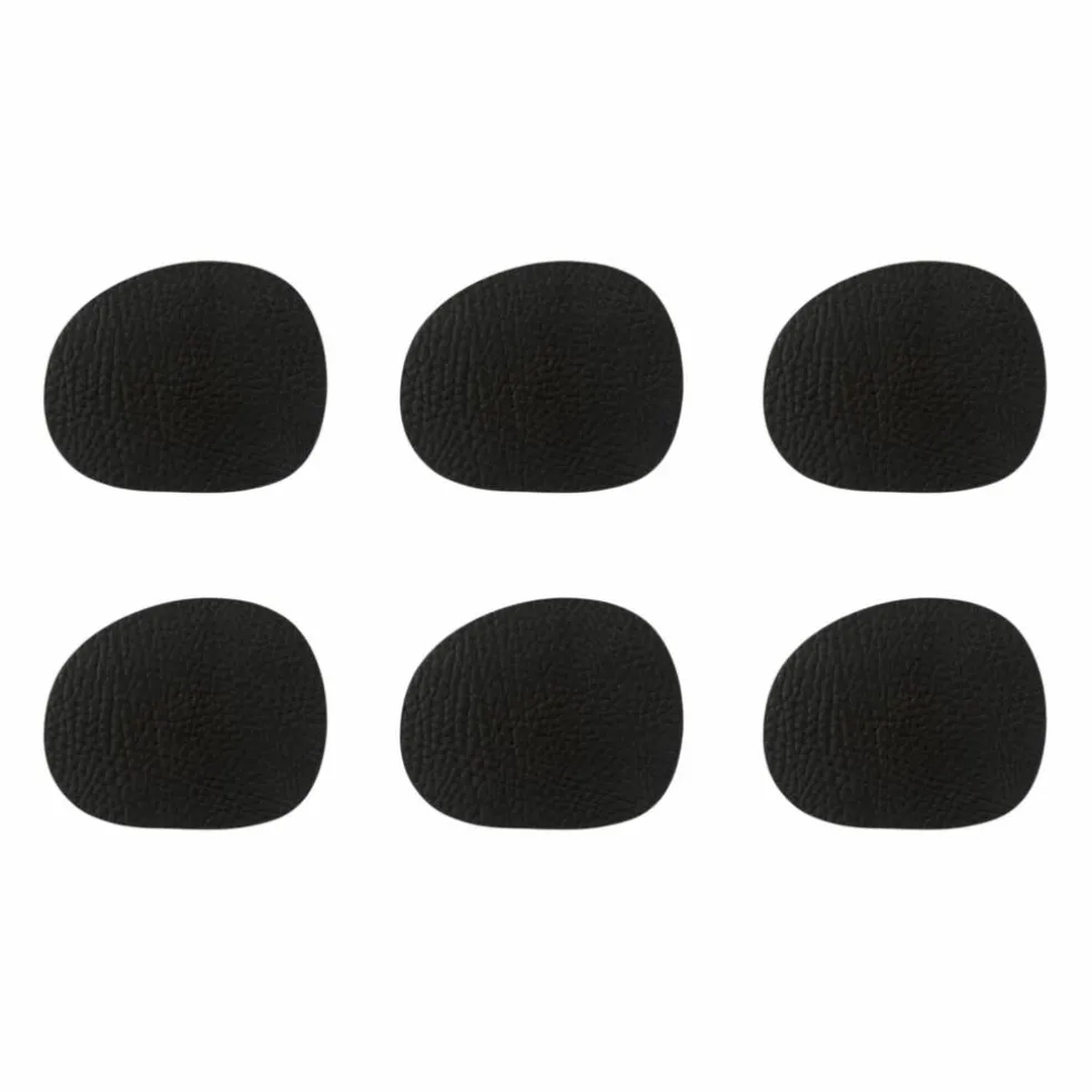 RAW Buffalo glasunderlägg 6-pack, cinnamon brown