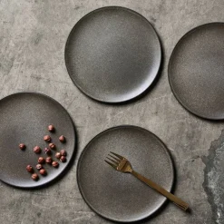 Raw desserttallrik, skogsbrun