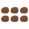 RAW glasunderlägg 6-pack, mellow clay