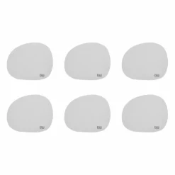 RAW glasunderlägg 6-pack, sky blue