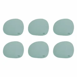 RAW glasunderlägg 6-pack, sky blue