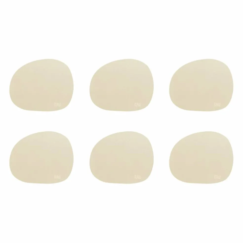 RAW glasunderlägg 6-pack, spice rose
