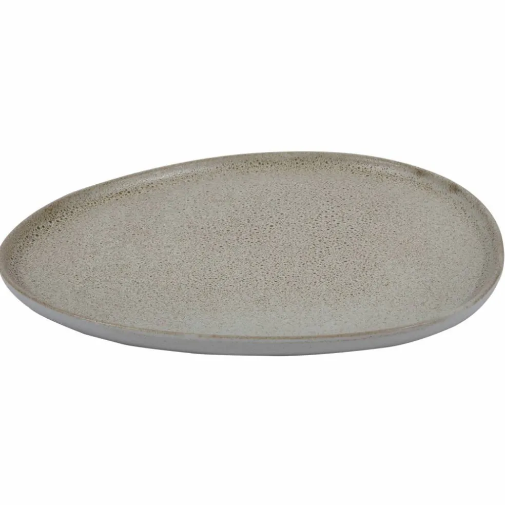 Raw Organic middagstallrik, 29x25 cm, northern green