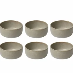 Raw skål 6 st, beige