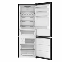 RBM70F4FBNC Fristående kombiskåp 192 x 70 cm Modern-serien, svart glas