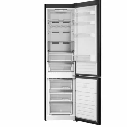 RBM60F5FBNC Fristående kombiskåp 201 x 60 cm Modern-serien, svart glas