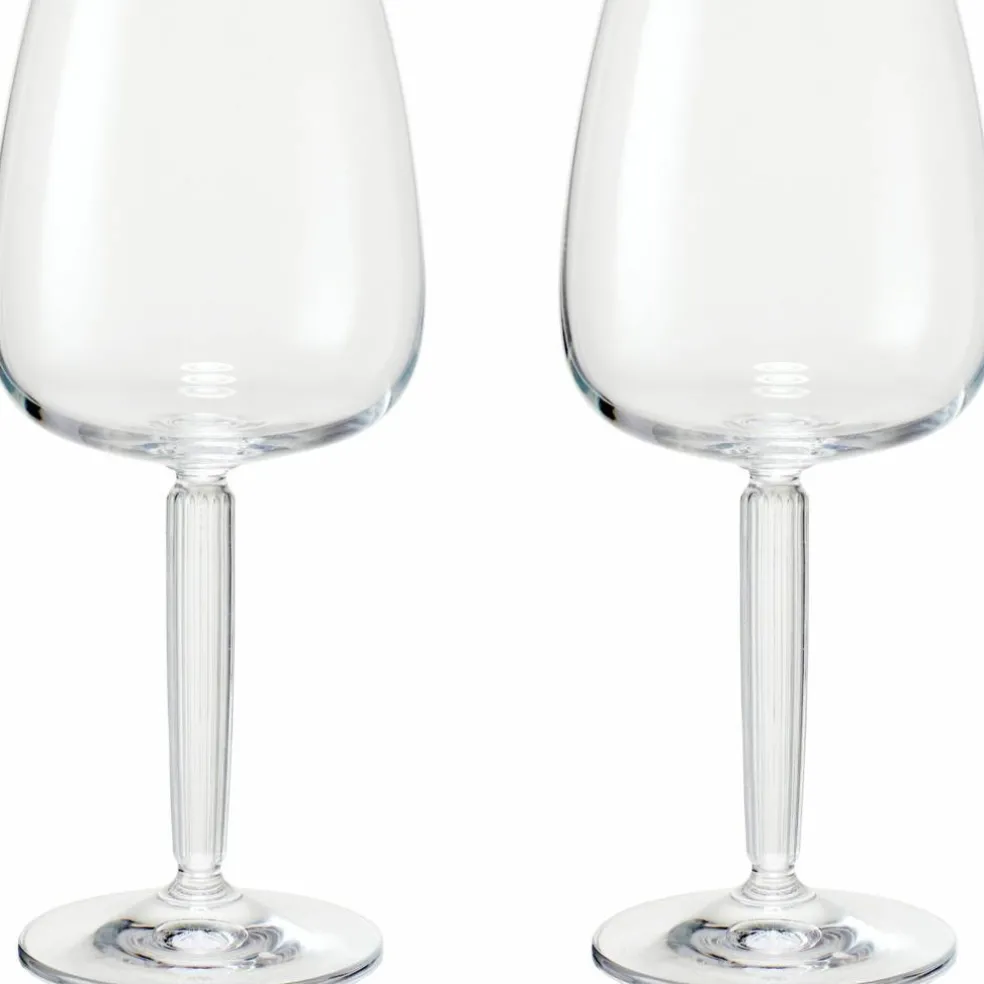 Rödvinsglas, Ø 9,5 cm, 2 st, klar