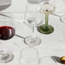 Rödvinsglas, Ø 9,5 cm, 2 st, klar